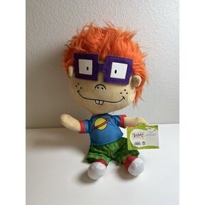 CHUCKIE FINSTER • Rugrats Viacom Nickelodeon Plush Stuffed Animal w/ Tags 8"